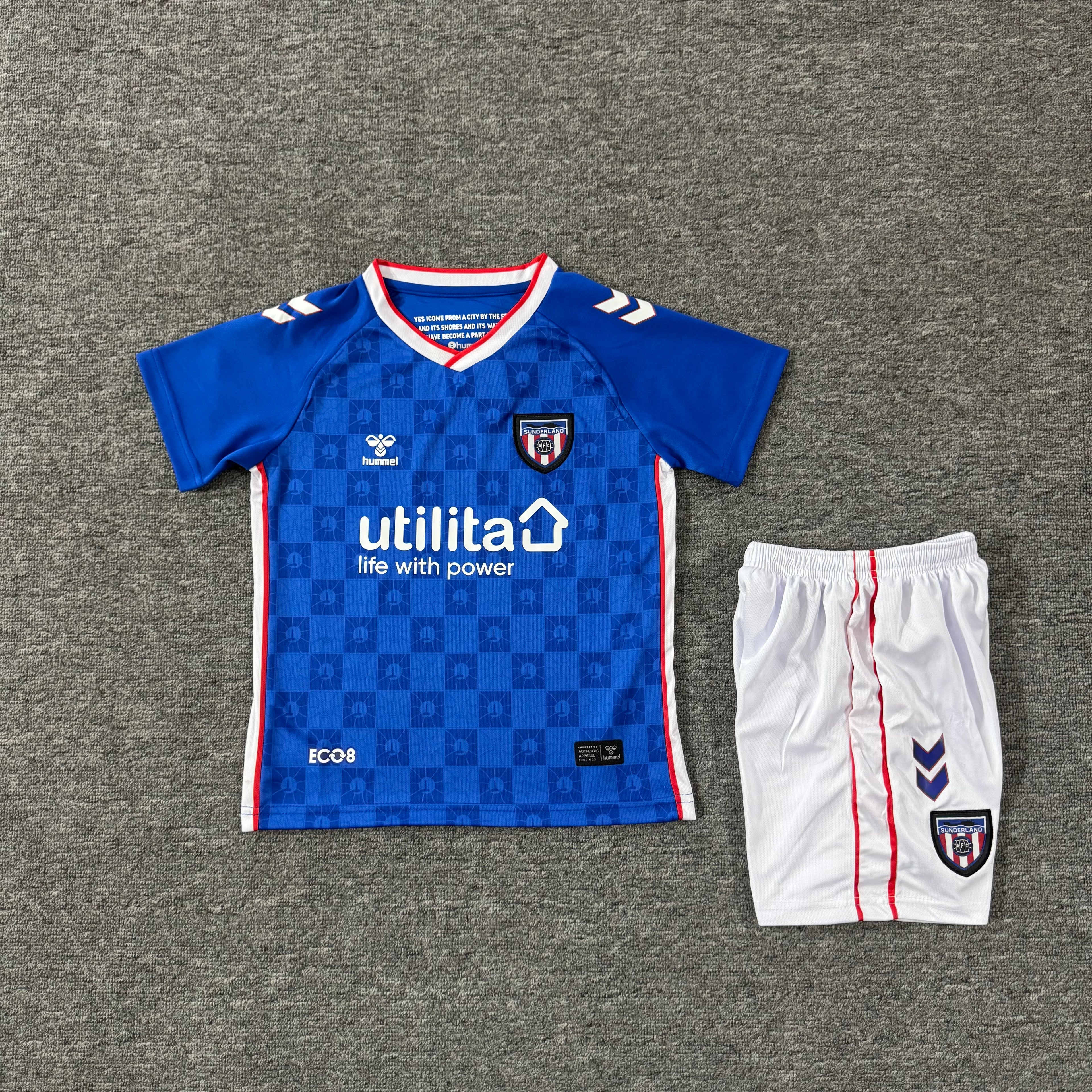 Ensemble de football enfant Sunderland extérieur 2025/26 – vue 2