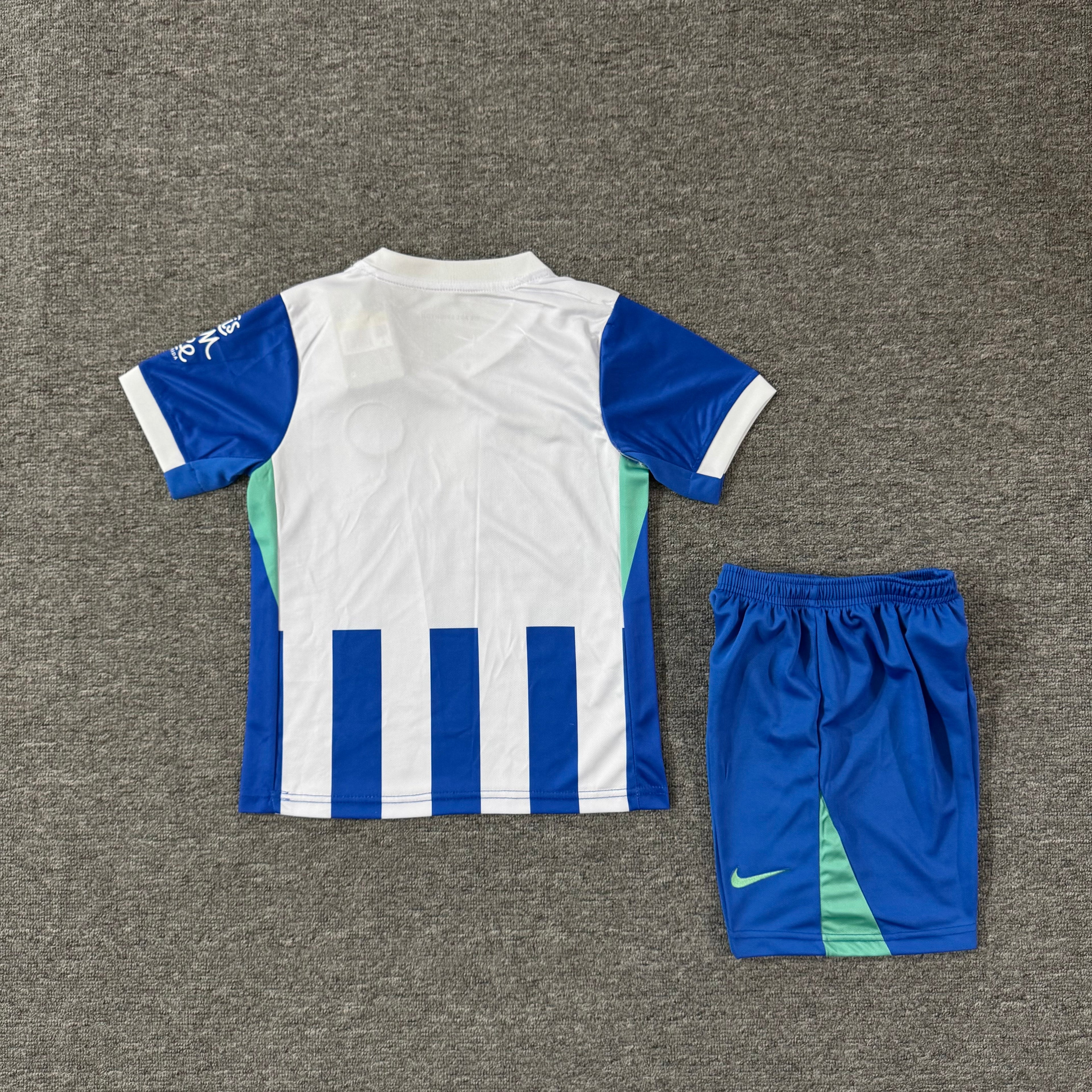 Ensemble de football enfant Brighton domicile 2025/26 – vue 1
