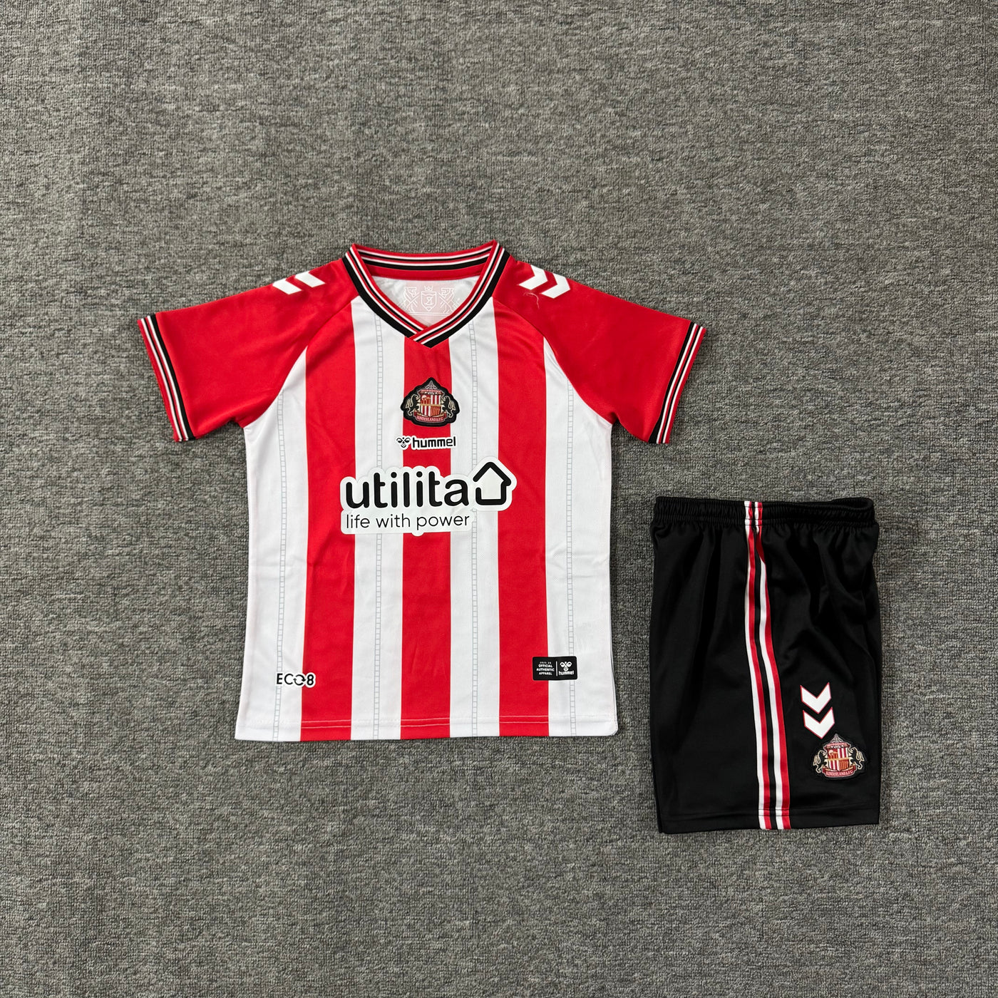 Ensemble de football enfant Sunderland domicile 2025/26 – vue 2