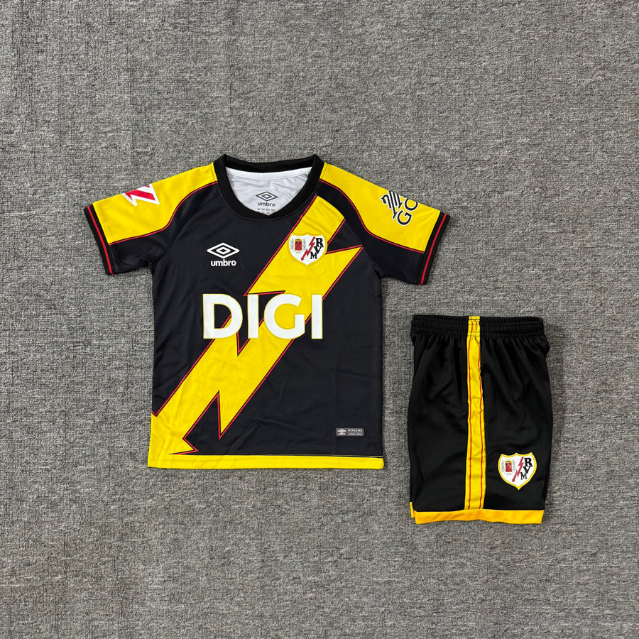Ensemble de football enfant Rayo Vallecano third 2025/26 – vue 2