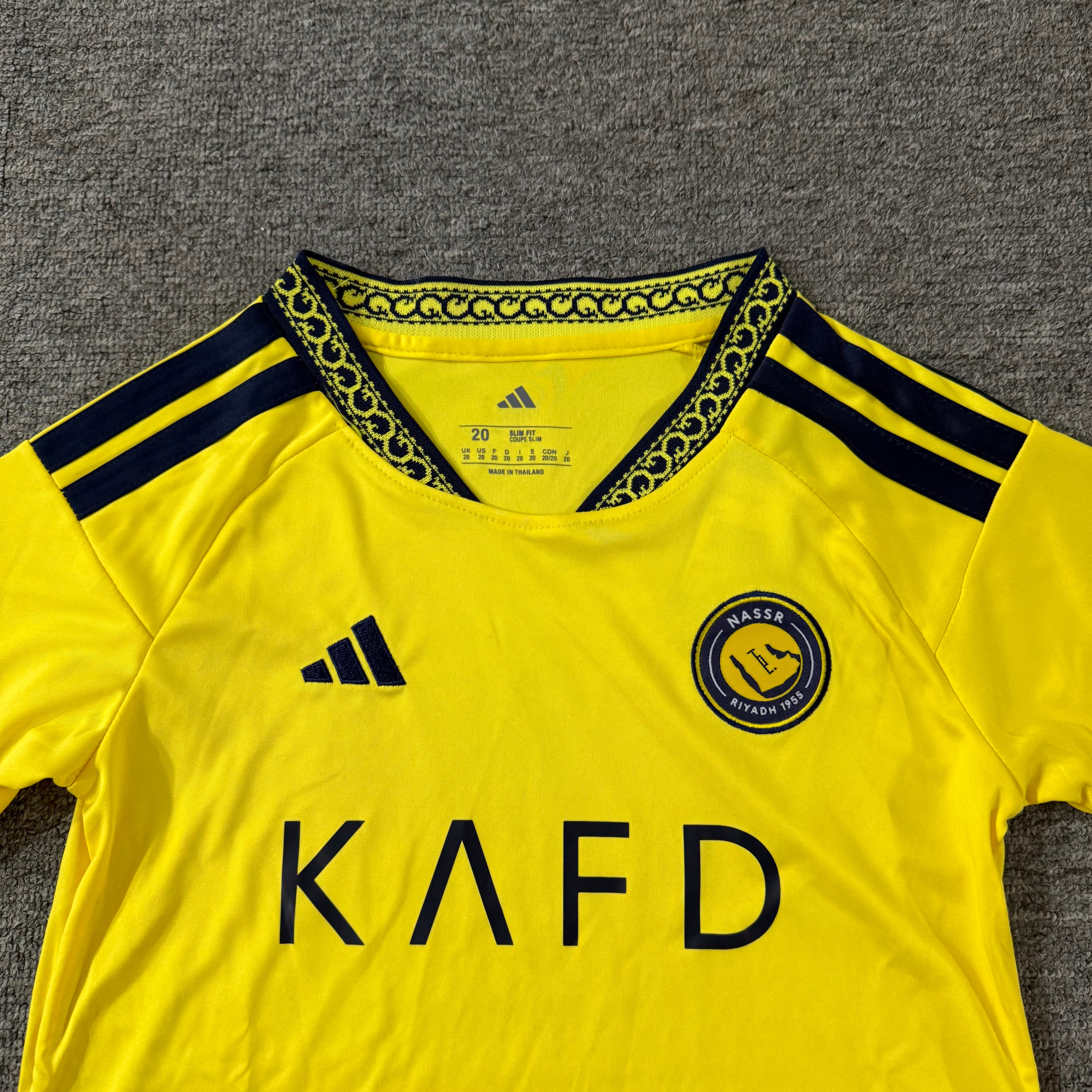 Ensemble de football enfant Al-Nassr domicile 2026/27 – vue 2