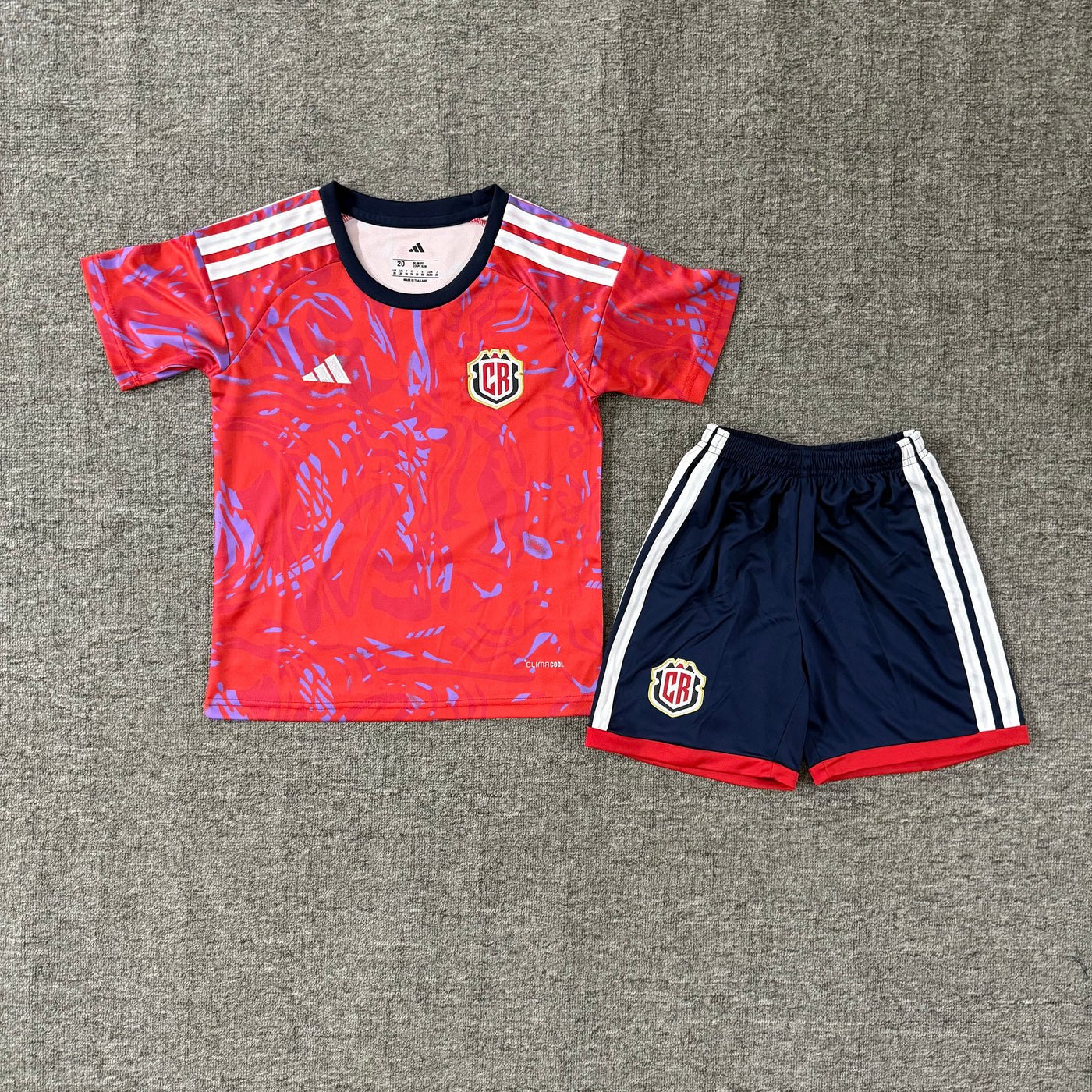 Ensemble de football enfant Costa Rica domicile 2026/27 – vue 4