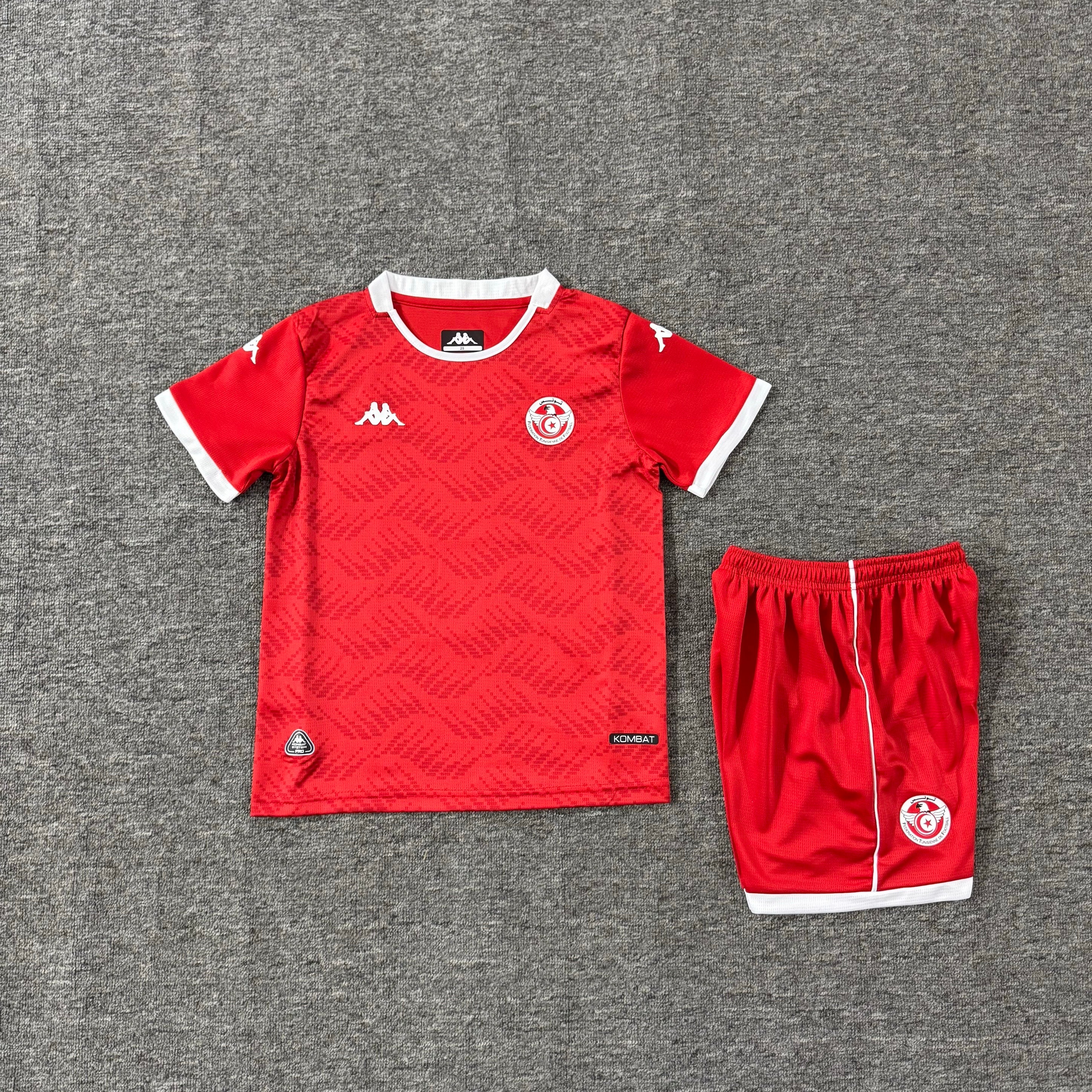 Ensemble de football enfant Tunisie domicile 2026 – vue 2