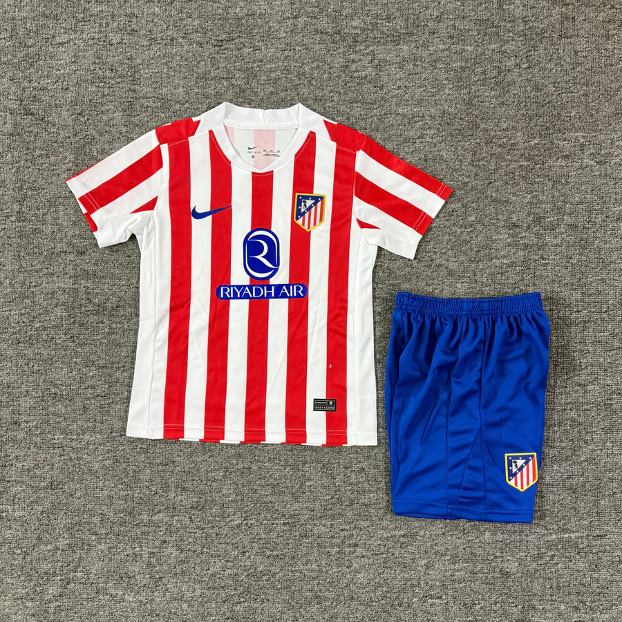 Ensemble de football enfant Atlético Madrid domicile 2025/26 – vue 2