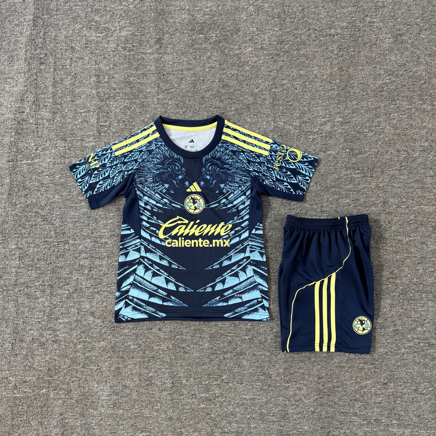 Ensemble de football enfant Club América extérieur 2025/26 – vue 2