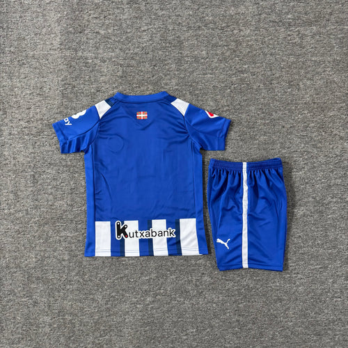 Ensemble de football enfant Alavés domicile 2025/26 – vue 1