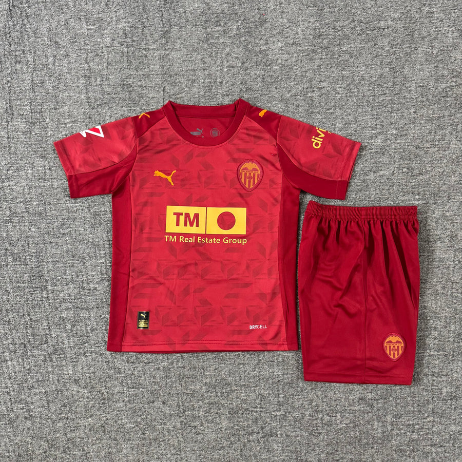 Ensemble de football enfant Valence extérieur 2025/26 – vue 2