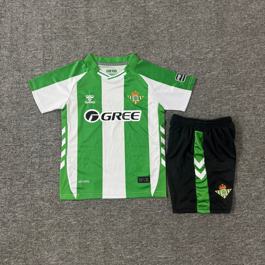 Ensemble de football enfant Real Betis domicile 2025/26 – vue 2