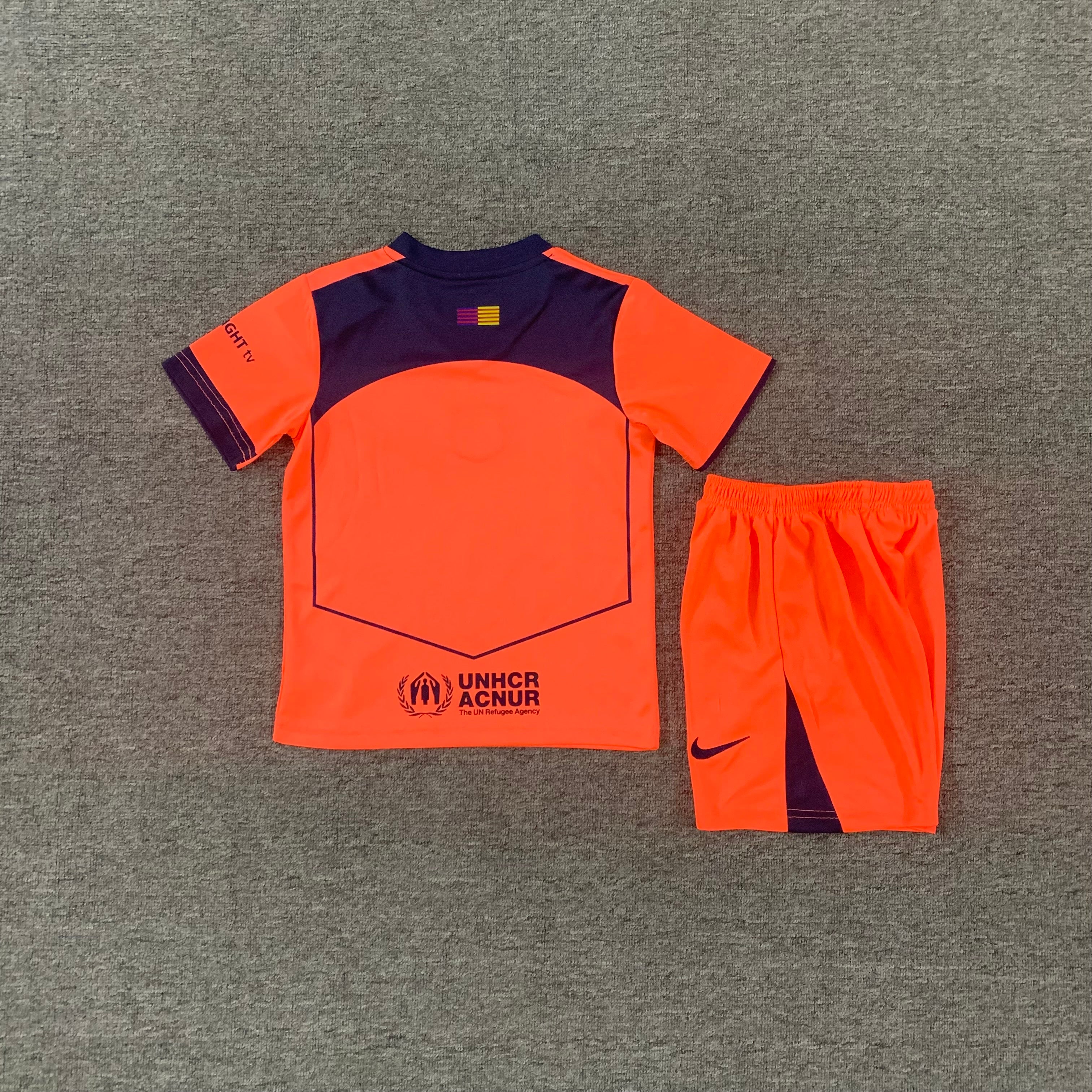 Ensemble de football enfant FC Barcelone third 2025/26 – vue 1