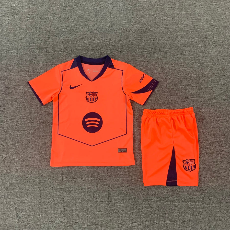 Ensemble de football enfant FC Barcelone third 2025/26 – vue 2