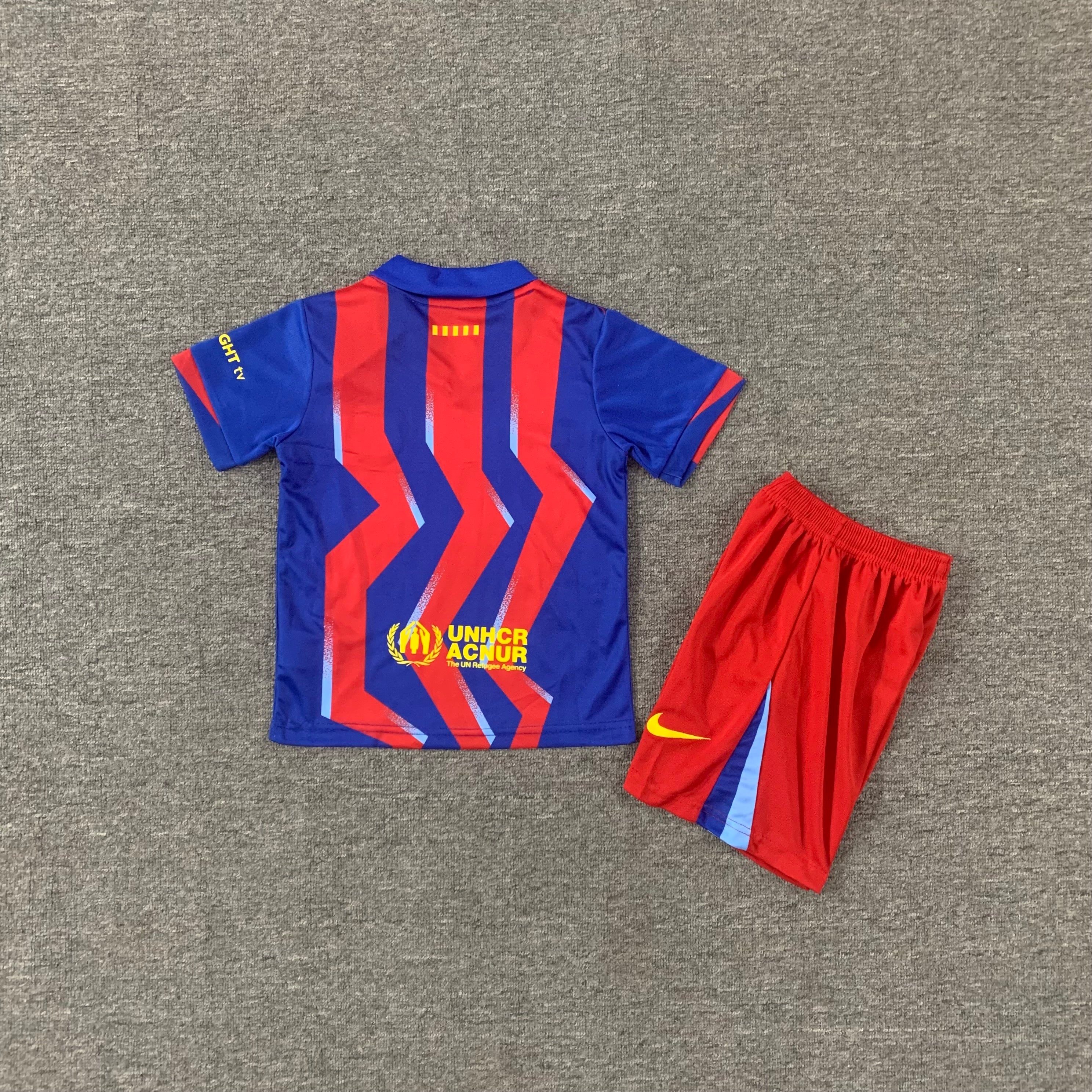 Ensemble de football enfant FC Barcelone quatrième maillot 2025/26 – vue 1