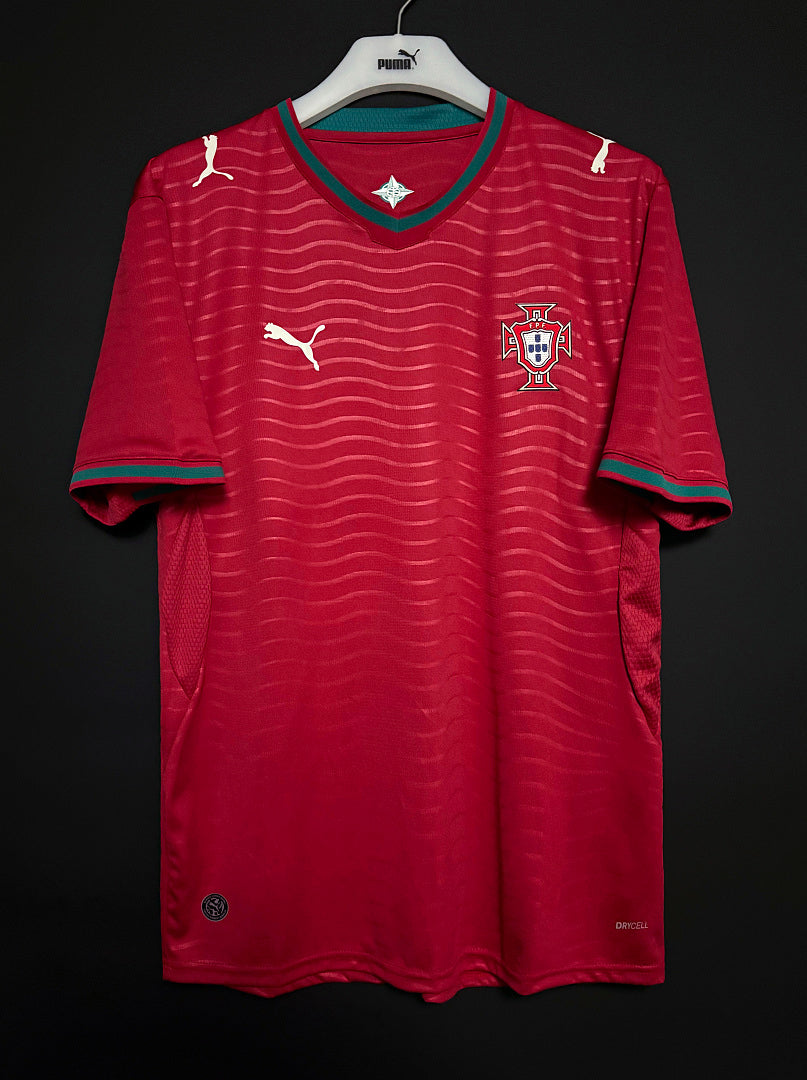 Maillot Portugal domicile 2025/26 – motif ondulé