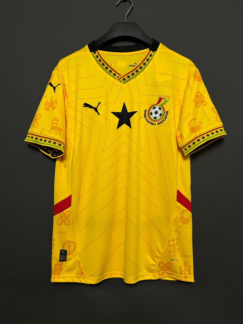Maillot Ghana extérieur 2025 – jaune