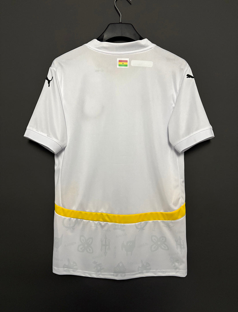 Maillot Ghana domicile 2025 – blanc – vue 3
