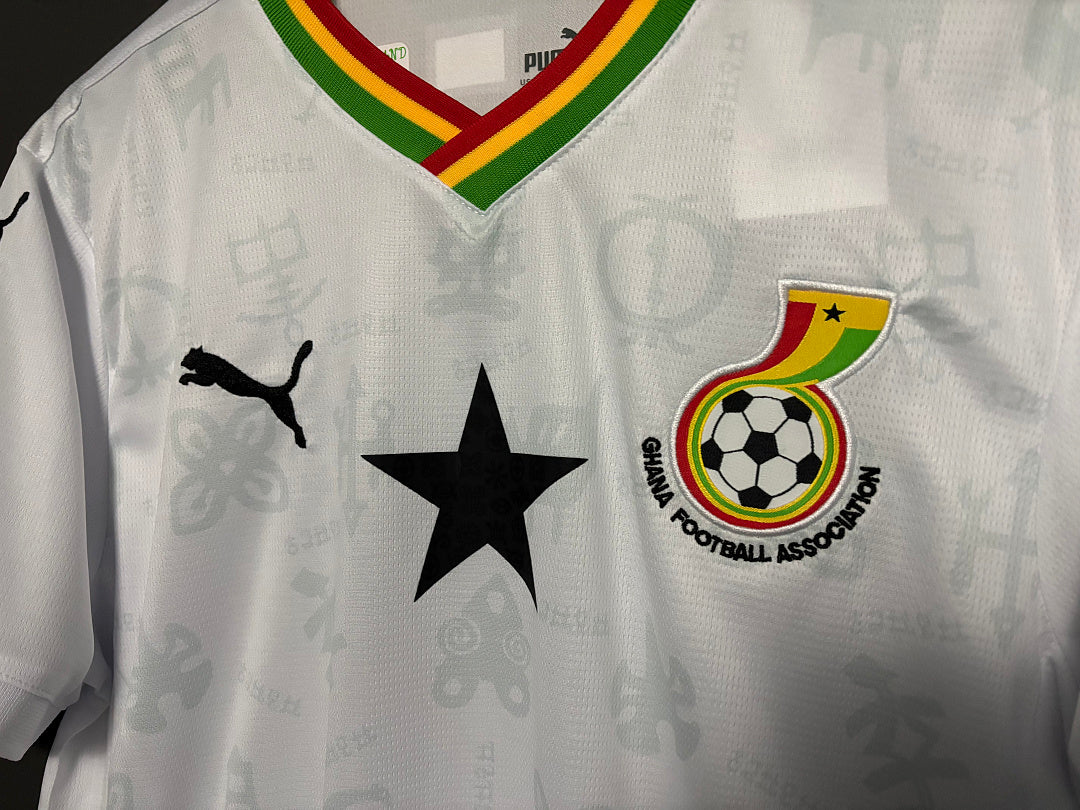 Maillot Ghana domicile 2025 – blanc – vue 4