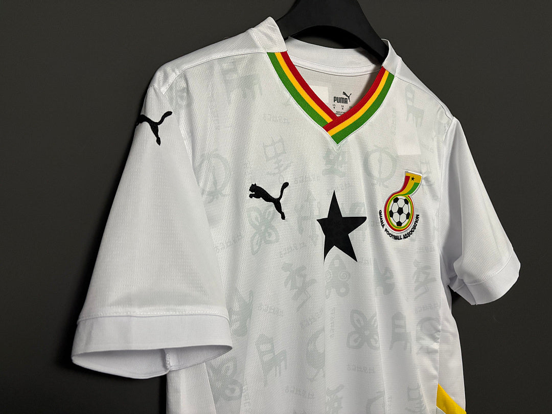 Maillot Ghana domicile 2025 – blanc – vue 5
