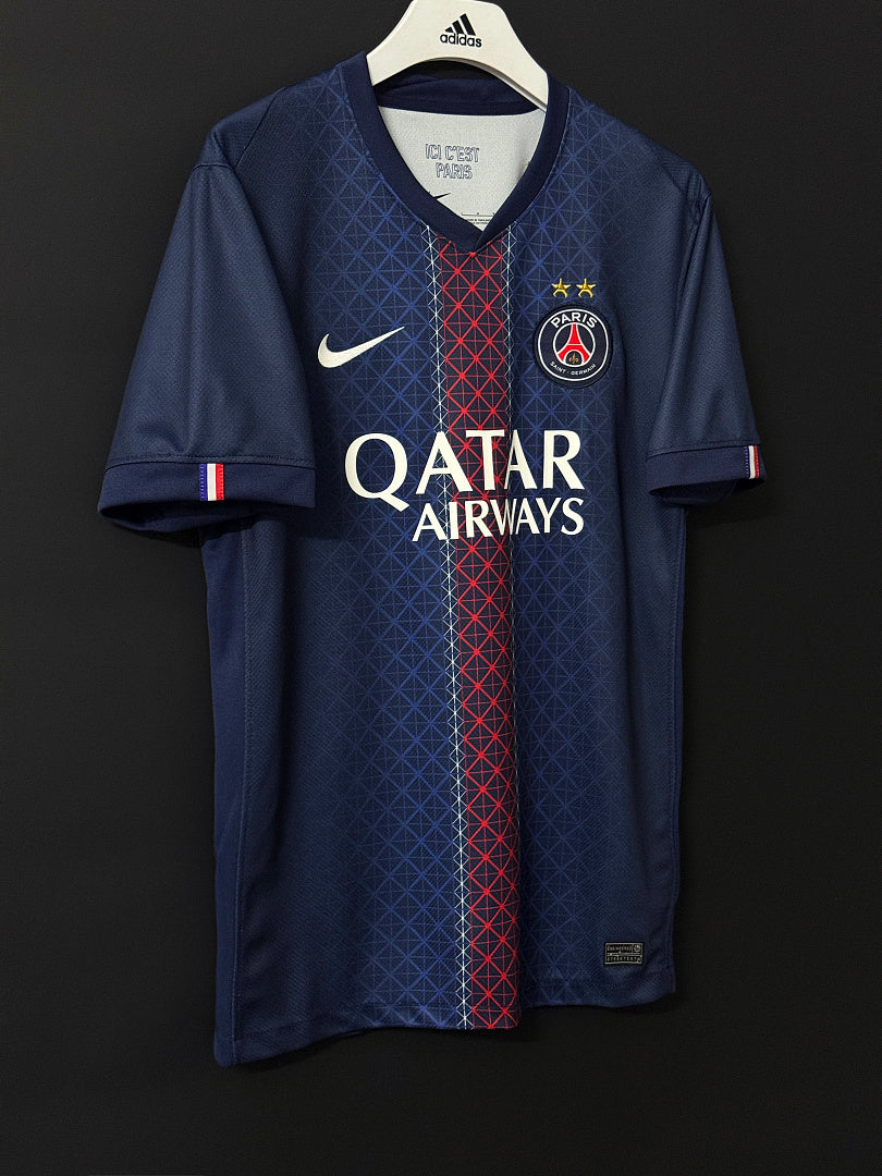 Maillot PSG domicile 2025/26 – Double étoile – vue 2
