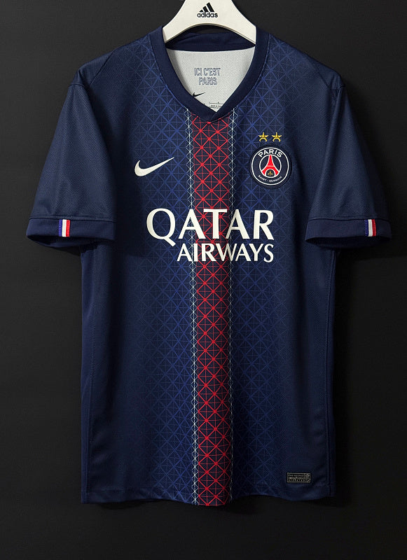 Maillot Paris Saint-Germain domicile 2025/26 — édition Ligue des champions double étoile