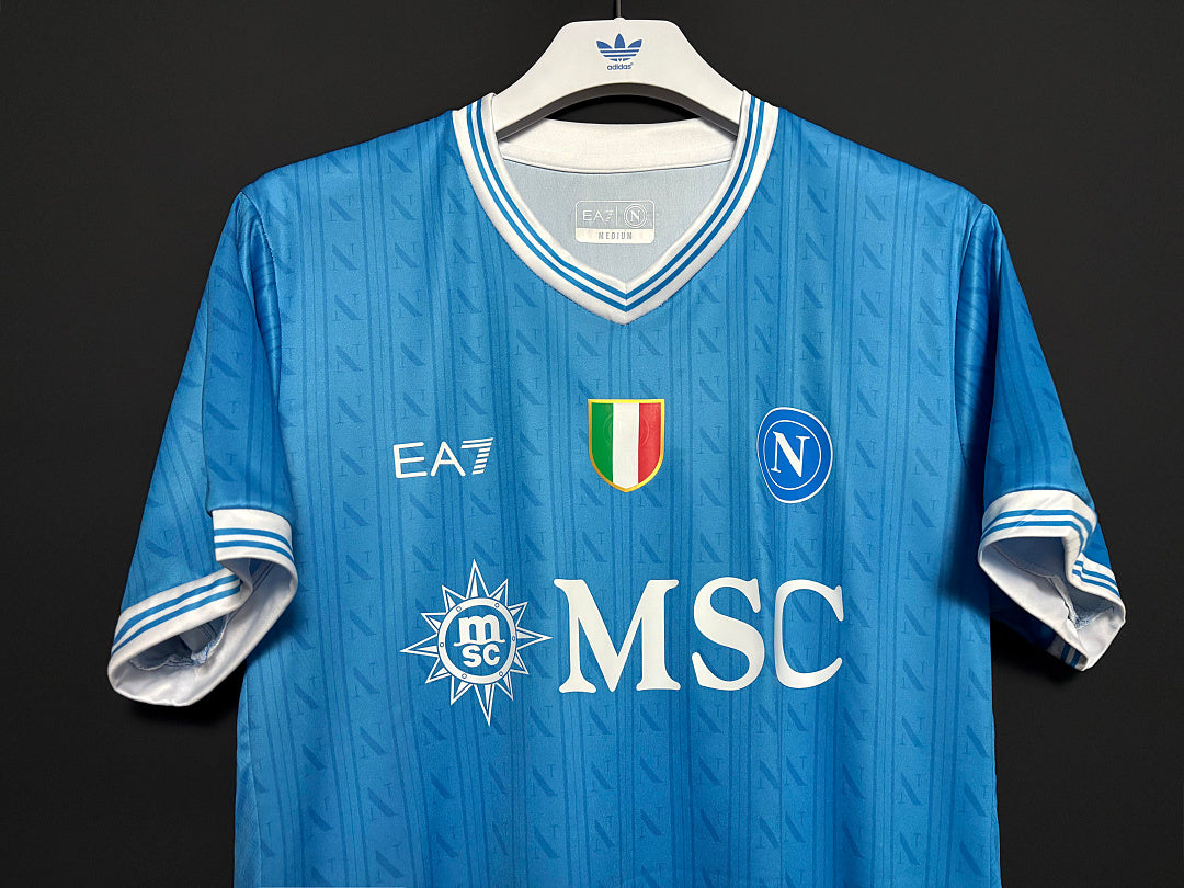 Maillot Naples domicile 2025/26 | Virello – vue 4